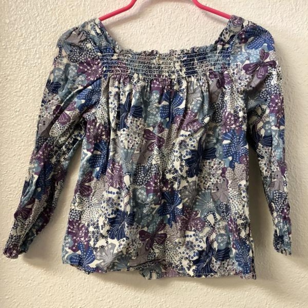 2T/3T Peek Fleur des champs shirt